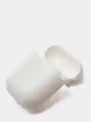 Белый чехол силиконовый для Airpods 1/2