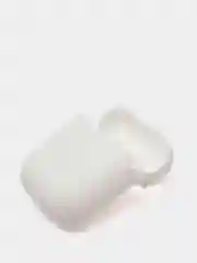 Белый чехол силиконовый для Airpods 1/2