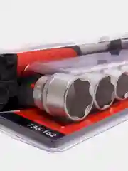 Набор профессионального инструмента, 19 предметов, 1/2", головки и трещотка