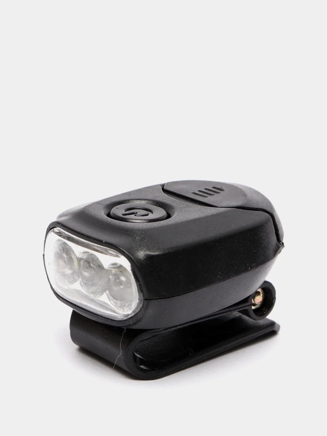 Фонарик на кепку 3LED 1 режим, пластик, 221-011