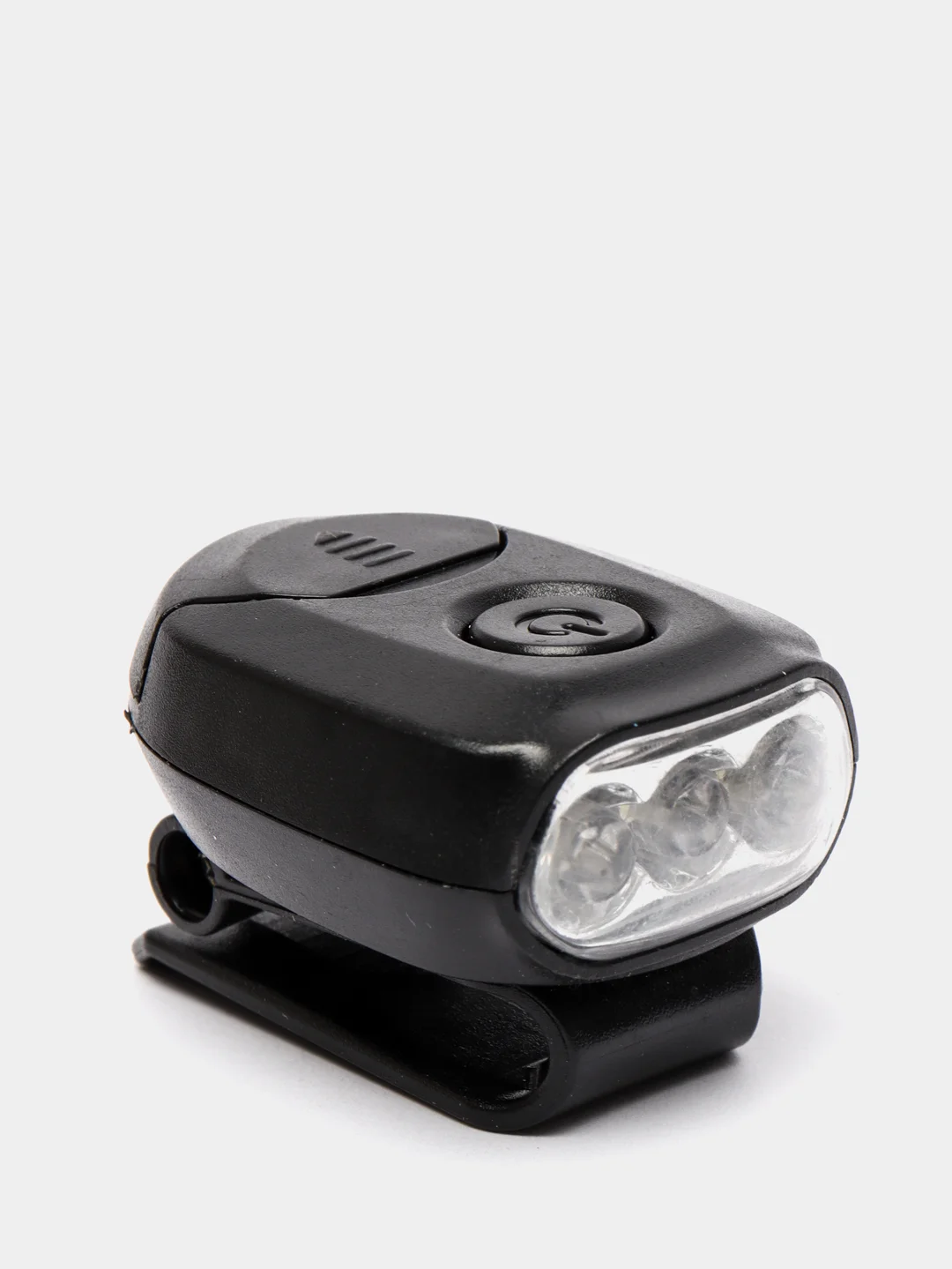 Фонарик на кепку 3LED 1 режим, пластик, 221-011
