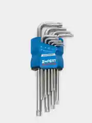 Набор имбусовых ключей TORX (ТОРКС), звездочки с отверстием, 9 предметов, 10-50 мм