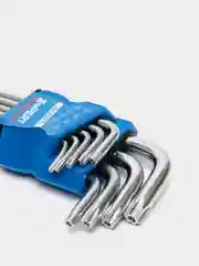 Набор имбусовых ключей TORX (ТОРКС), звездочки с отверстием, 9 предметов, 10-50 мм