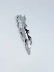 Серебряный кольцо-перстень "Коготь" на Хэллоуин