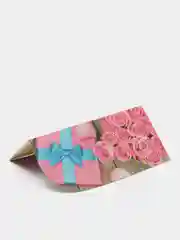 Тёмно-розовый конверты для денег Женские 8,2х17 см (10 Штук)