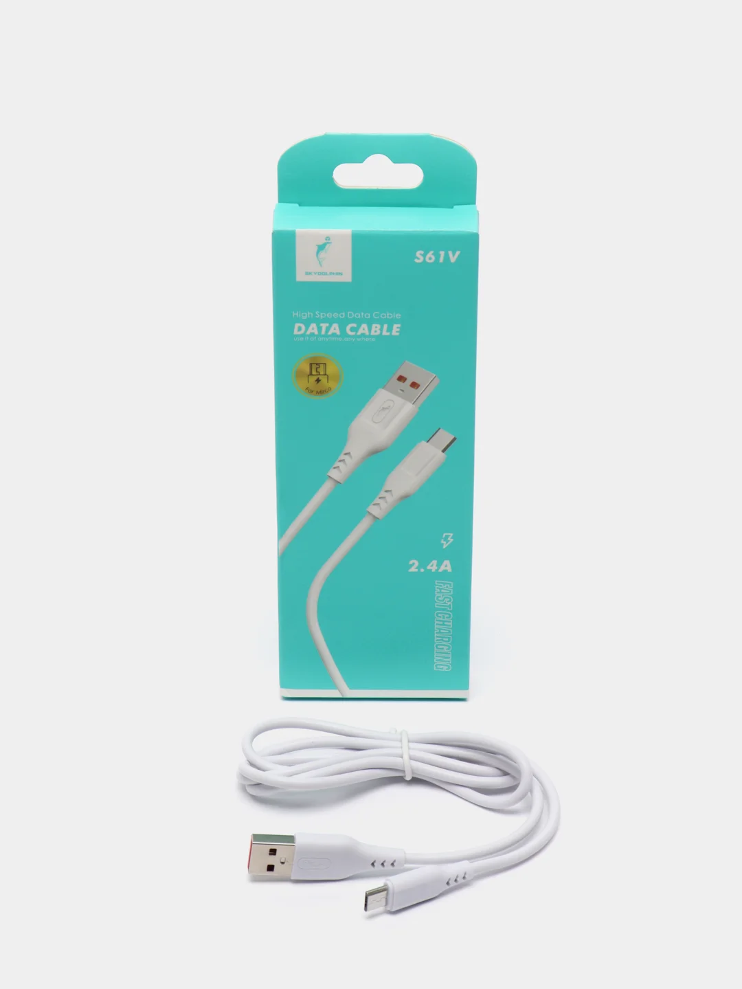 Белый кабель зарядный SkyDolphin S61
