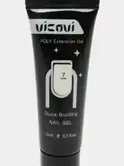Акригель  "VICOVI" гель, полигель 15 мл для наращивания ногтей