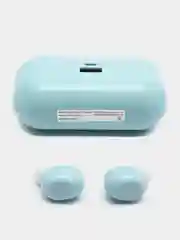 Голубой наушники беспроводные