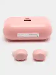 Розовый наушники беспроводные
