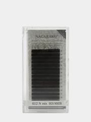 Ресницы для наращивания NAGARAKU изгиб "N" 0.12 mix