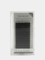 Ресницы для наращивания NAGARAKU изгиб "N" 0.10 mix