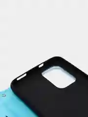 Голубой кожаный PU чехол книжка Xiaomi Redmi Note 10 4G / Redmi Note 10S, Редми нот 10