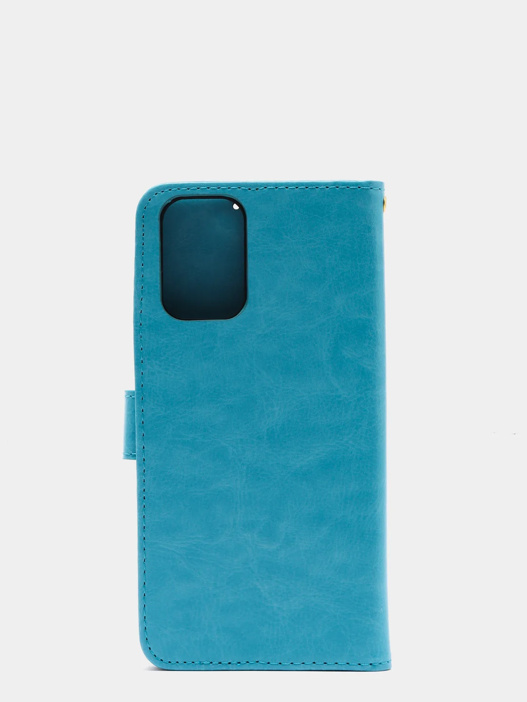 Голубой кожаный PU чехол книжка Xiaomi Redmi Note 10 4G / Redmi Note 10S, Редми нот 10