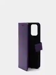 Фиолетовый кожаный PU чехол книжка Xiaomi Redmi Note 10 4G / Redmi Note 10S, Редми нот 10