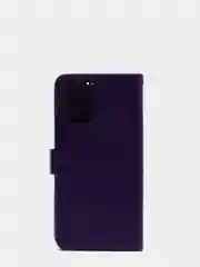 Фиолетовый кожаный PU чехол книжка Xiaomi Redmi Note 10 4G / Redmi Note 10S, Редми нот 10