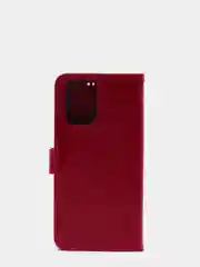 Фуксия кожаный PU чехол книжка Xiaomi Redmi Note 10 4G / Redmi Note 10S, Редми нот 10