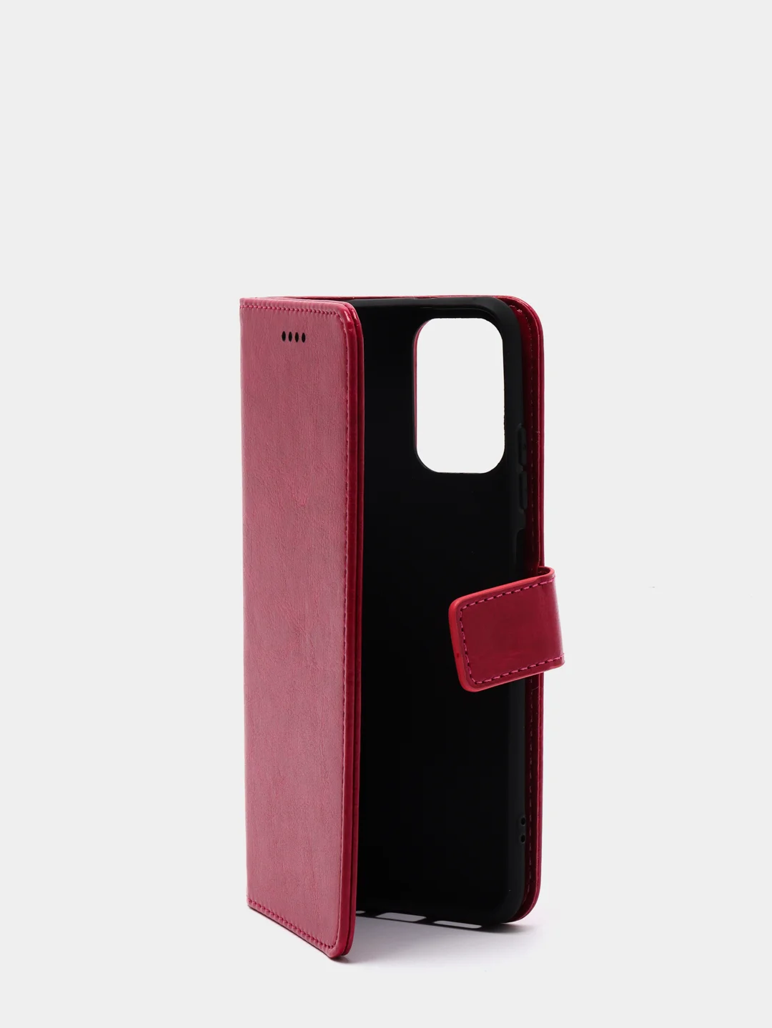 Фуксия кожаный PU чехол книжка Xiaomi Redmi Note 10 4G / Redmi Note 10S, Редми нот 10