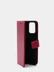 Фуксия кожаный PU чехол книжка Xiaomi Redmi Note 10 4G / Redmi Note 10S, Редми нот 10