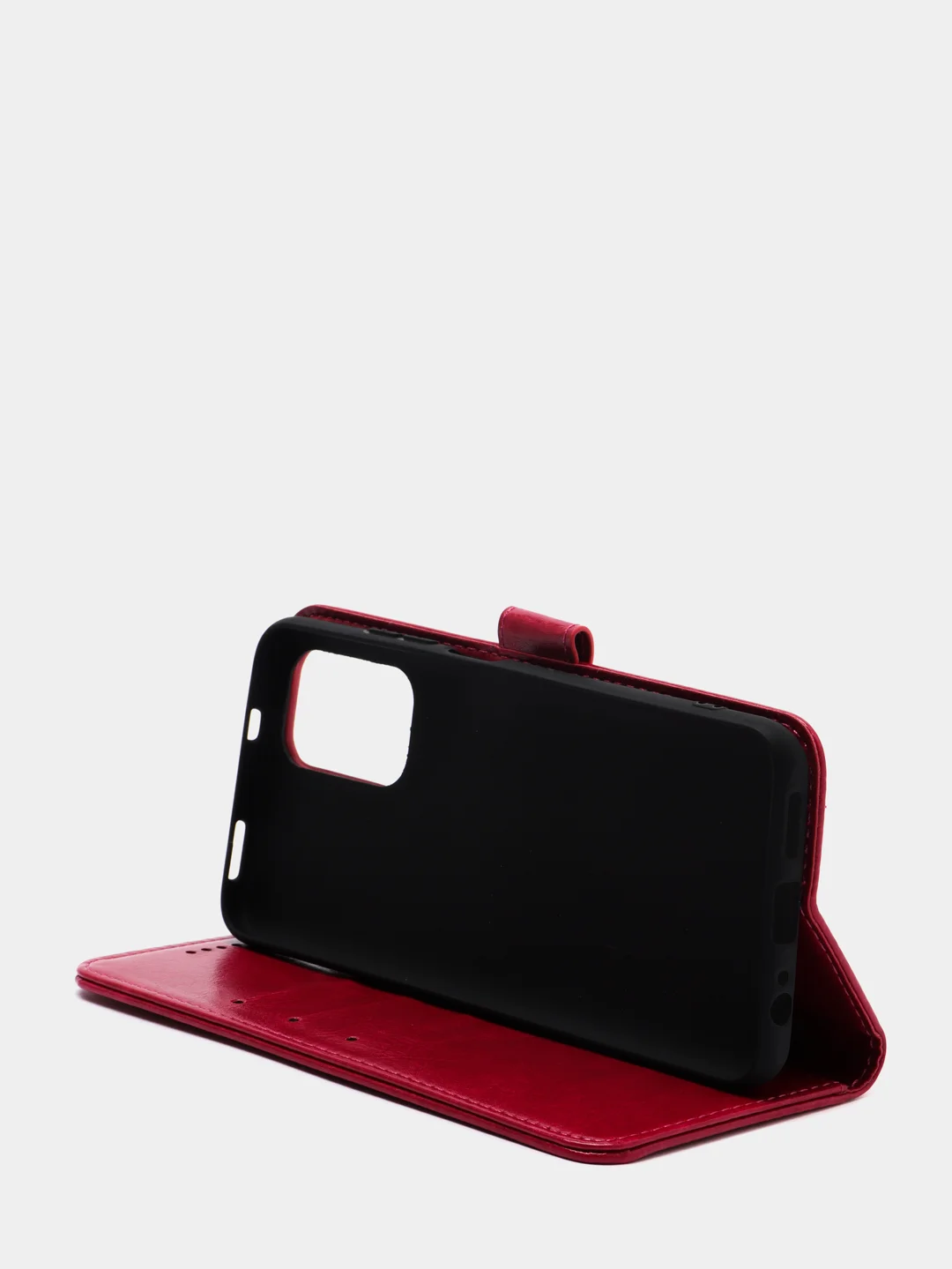 Фуксия кожаный PU чехол книжка Xiaomi Redmi Note 10 4G / Redmi Note 10S, Редми нот 10