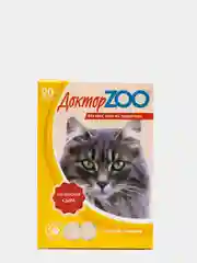 Доктор ZOO мультивитаминное лакомство для кошек, со вкусом сыра, 90 таб