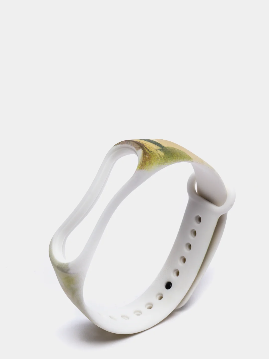 Хаки ремешок для Xiaomi Mi Band 3 / 4 / 5 / 6 (Ксяоми ми бэнд) силиконовый