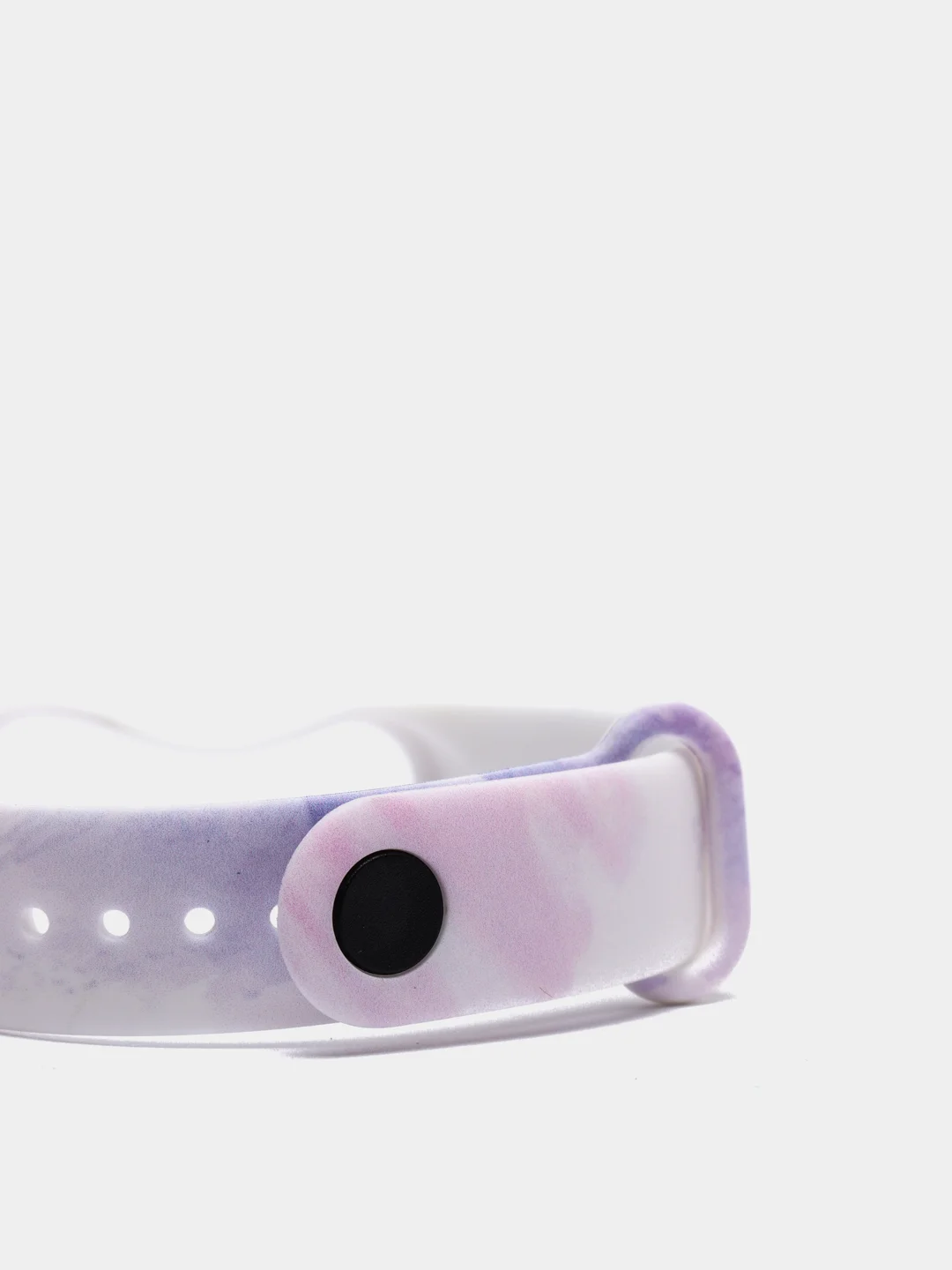 Лавандовый ремешок для Xiaomi Mi Band 3 / 4 / 5 / 6 (Ксяоми ми бэнд) силиконовый