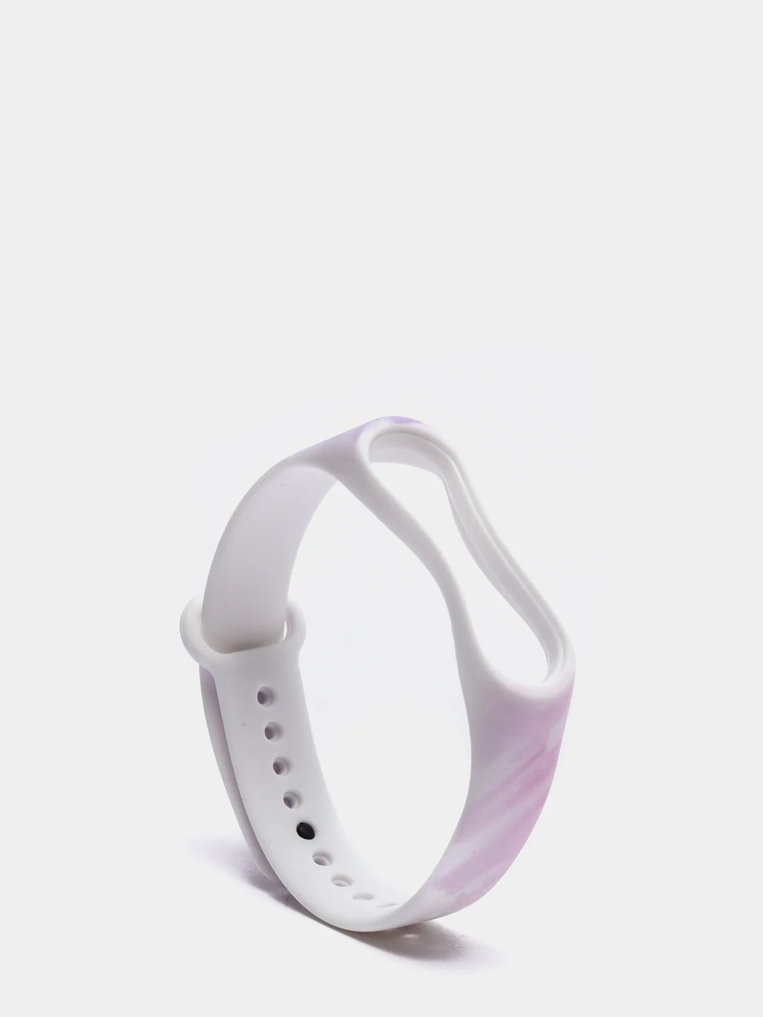 Лавандовый ремешок для Xiaomi Mi Band 3 / 4 / 5 / 6 (Ксяоми ми бэнд) силиконовый