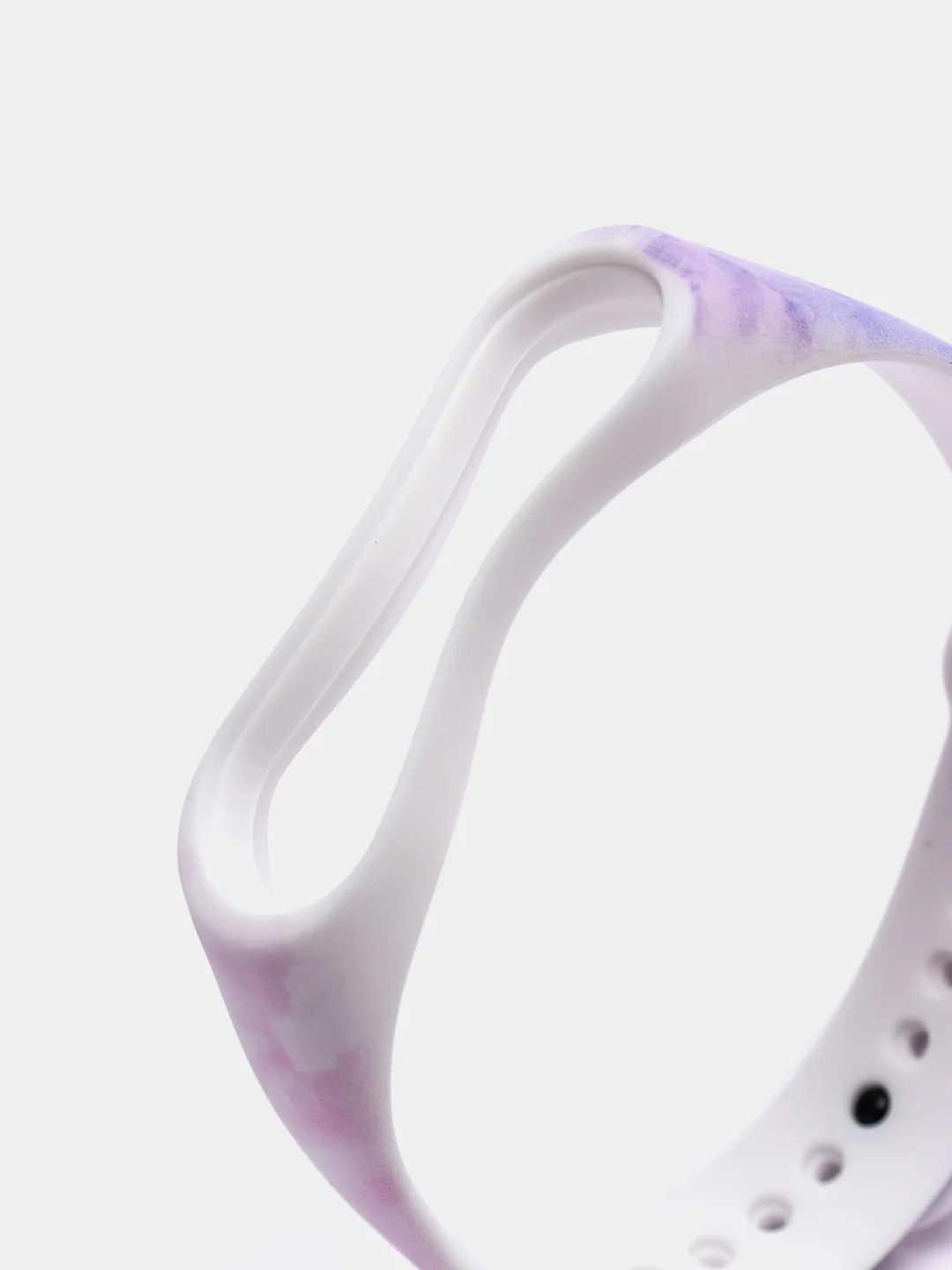 Лавандовый ремешок для Xiaomi Mi Band 3 / 4 / 5 / 6 (Ксяоми ми бэнд) силиконовый