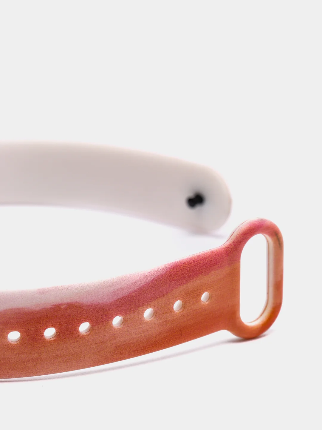 Манго ремешок для Xiaomi Mi Band 3 / 4 / 5 / 6 (Ксяоми ми бэнд) силиконовый