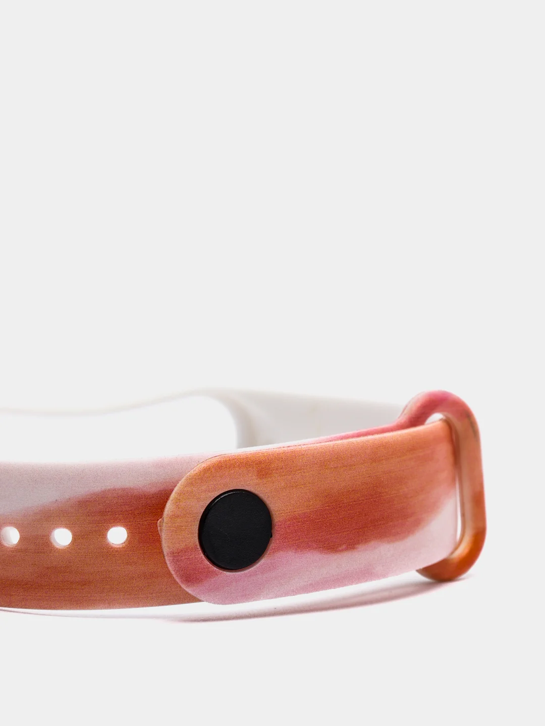 Манго ремешок для Xiaomi Mi Band 3 / 4 / 5 / 6 (Ксяоми ми бэнд) силиконовый
