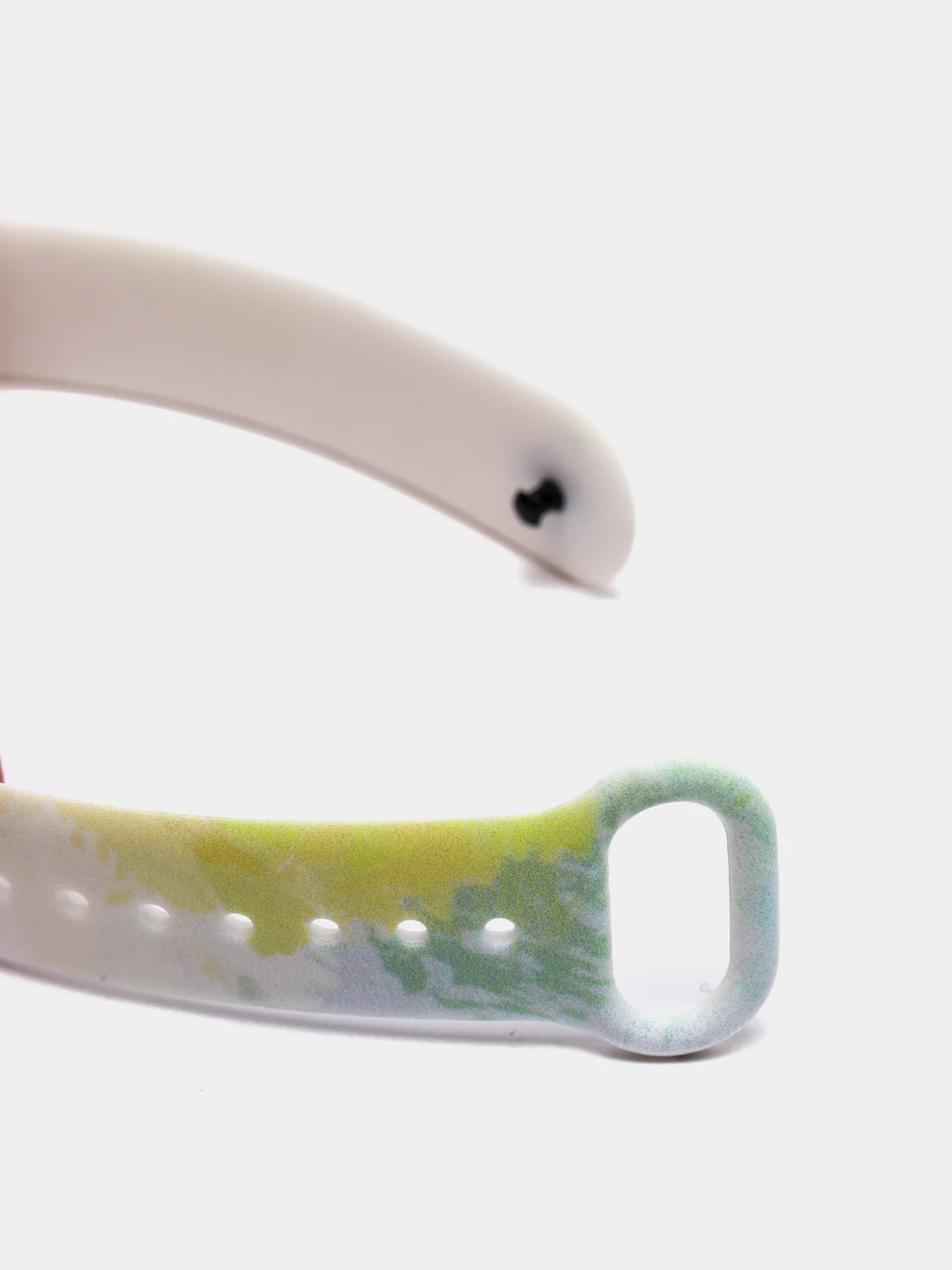 Желтый ремешок для Xiaomi Mi Band 3 / 4 / 5 / 6 (Ксяоми ми бэнд) силиконовый