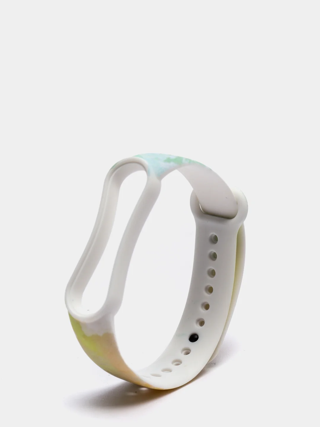 Желтый ремешок для Xiaomi Mi Band 3 / 4 / 5 / 6 (Ксяоми ми бэнд) силиконовый