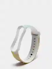 Желтый ремешок для Xiaomi Mi Band 3 / 4 / 5 / 6 (Ксяоми ми бэнд) силиконовый