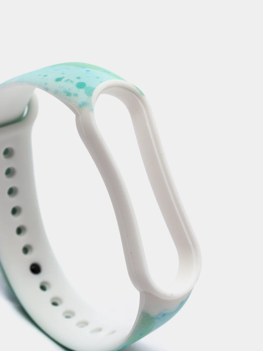 Зеленый ремешок для Xiaomi Mi Band 3 / 4 / 5 / 6 (Ксяоми ми бэнд) силиконовый