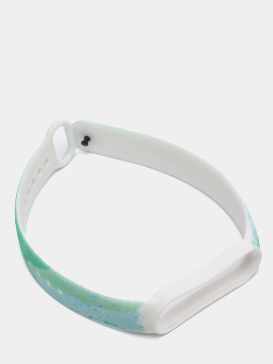 Зеленый ремешок для Xiaomi Mi Band 3 / 4 / 5 / 6 (Ксяоми ми бэнд) силиконовый