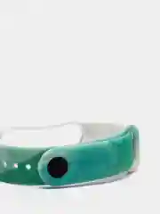 Зеленый ремешок для Xiaomi Mi Band 3 / 4 / 5 / 6 (Ксяоми ми бэнд) силиконовый