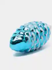 Голубой украшение ёлочное "Шишка" 9 см