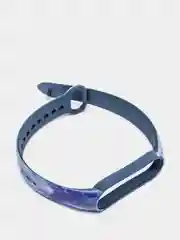 Темно-синий ремешок для Xiaomi Mi Band 3 / 4 / 5 / 6 (Ксяоми ми бэнд) силиконовый