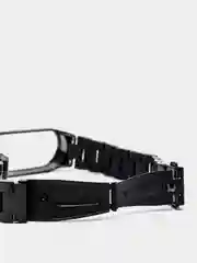 Угольный металлический ремешок для Xiaomi Mi Band 3 / 4 / 5 / 6
