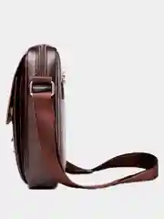 Сумка мужская, через плечо, из искусственной кожи