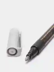 Серебряный маркер металлик  STA