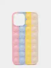 Розовый чехол Apple iPhone X, XS, 7, 8, 11, 11 Pro, 12, 12 Pro, 12 Pro Max Pop it поп ит popit