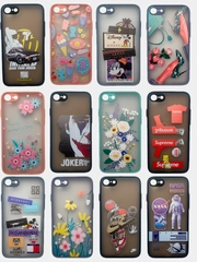 Матовый чехол для Iphone 7/8/SE, X, XR с рисунком