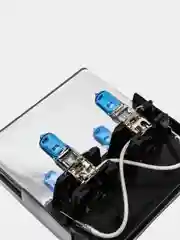Автолампа H3 12V 100W 1-конт СПУТНИК XENON WHITE+30 4500К SKYWAY S09101030