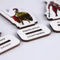 Фигурки для настольных игр: "Викинг, Спартанец, Самурай"