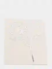 Серебряный топпер С новым годом / Happy New Year