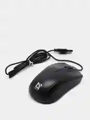 Мышь проводная Defender Optimum MB-160, USB, черная