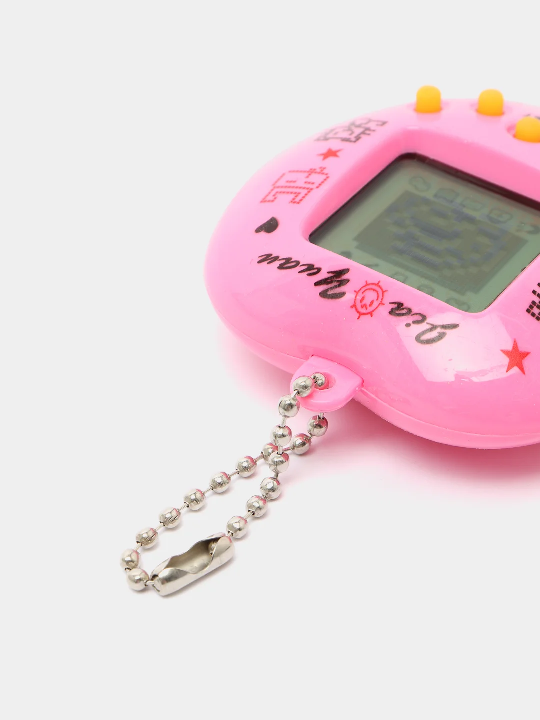 Розовый виртуальный электронный питомец игрушка Тамагочи / Tamagotchi / разные цвета. (сердечко)
