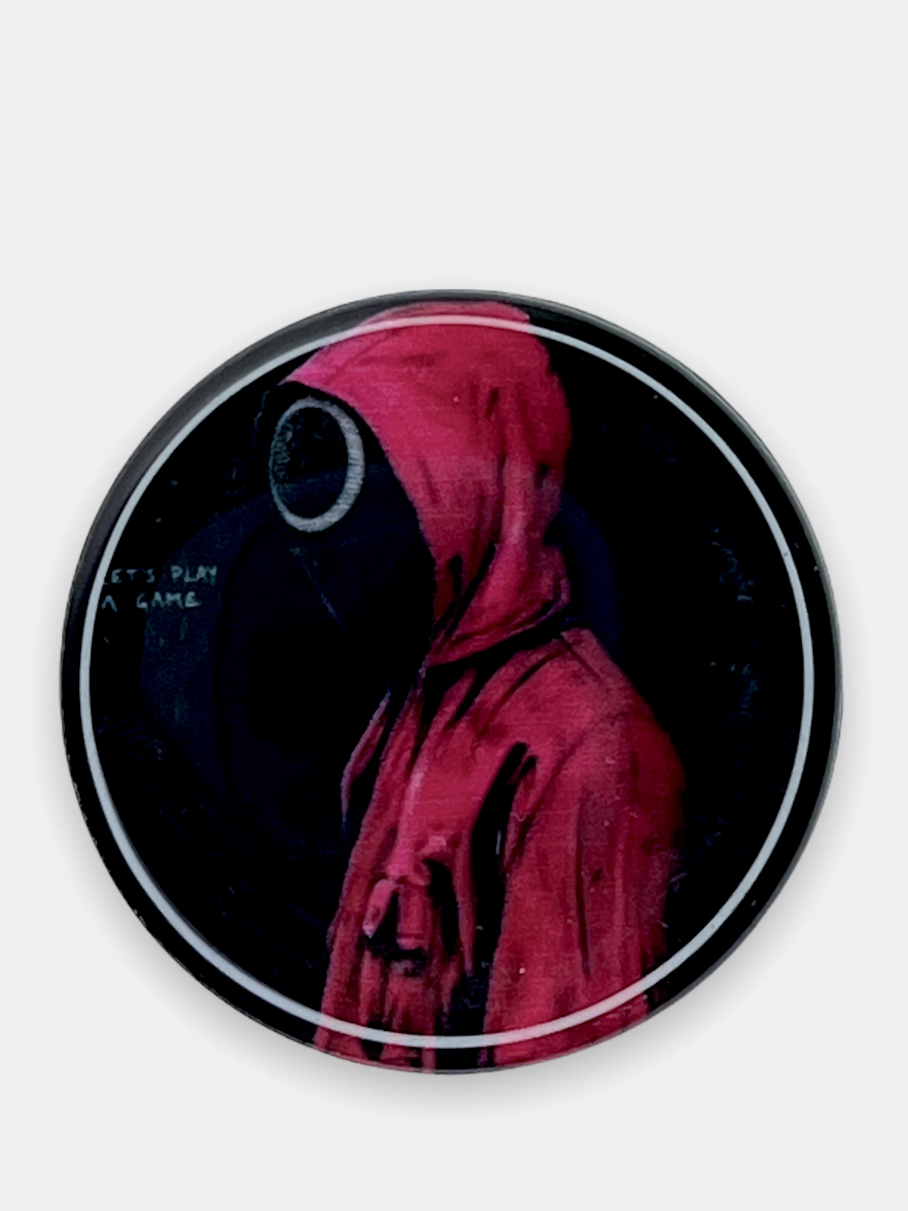 Угольный попсокет для смартфона "Игра в кальмара"