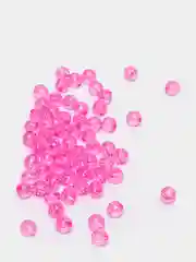 Фуксия бусины с гранями, акрил, 8 мм
